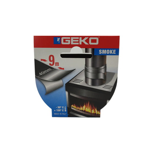 nastro adesivo in alluminio per alte temperature geko smoke mm. 40x9 metri