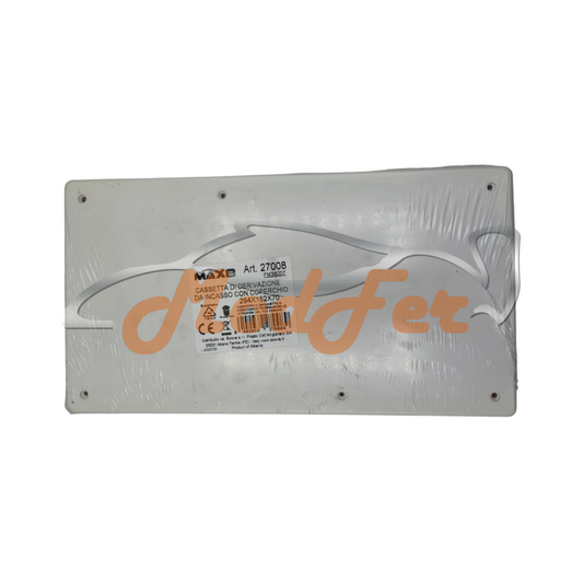 Cassetta Derivazione da Incasso con Coperchio 294x152x70 MAX8 Ecova