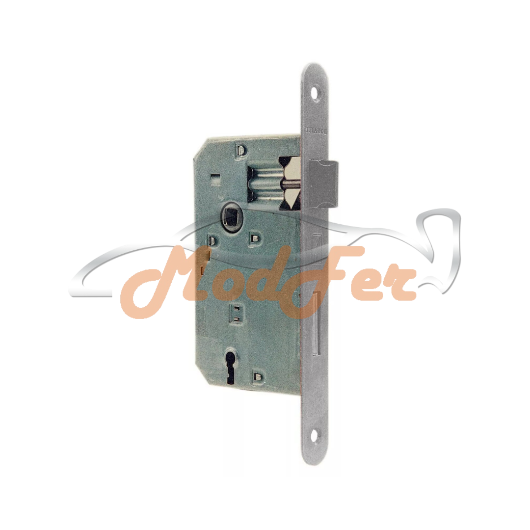 Serratura in Nichel Bordo Tondo 50MM Bonaiti