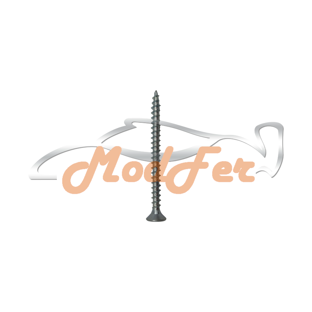 Vite Truciolare Zincata Testa Piana Svasata 4x50 MM. (10Pz)