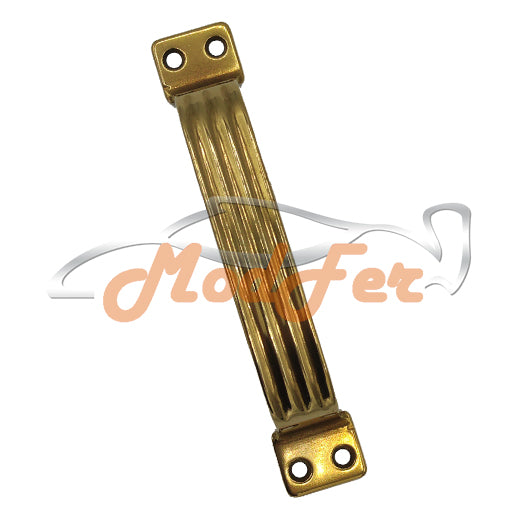 manettina rigata in ottone mariva, maniglia per armadi, cassetti, sportelli