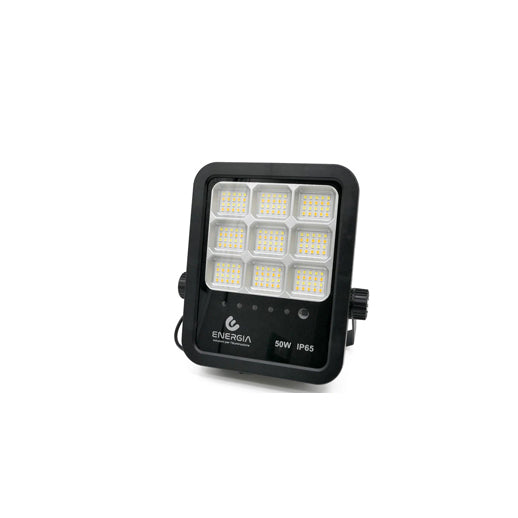 Faro Solare LED 50W Con Pannello Solare 6W