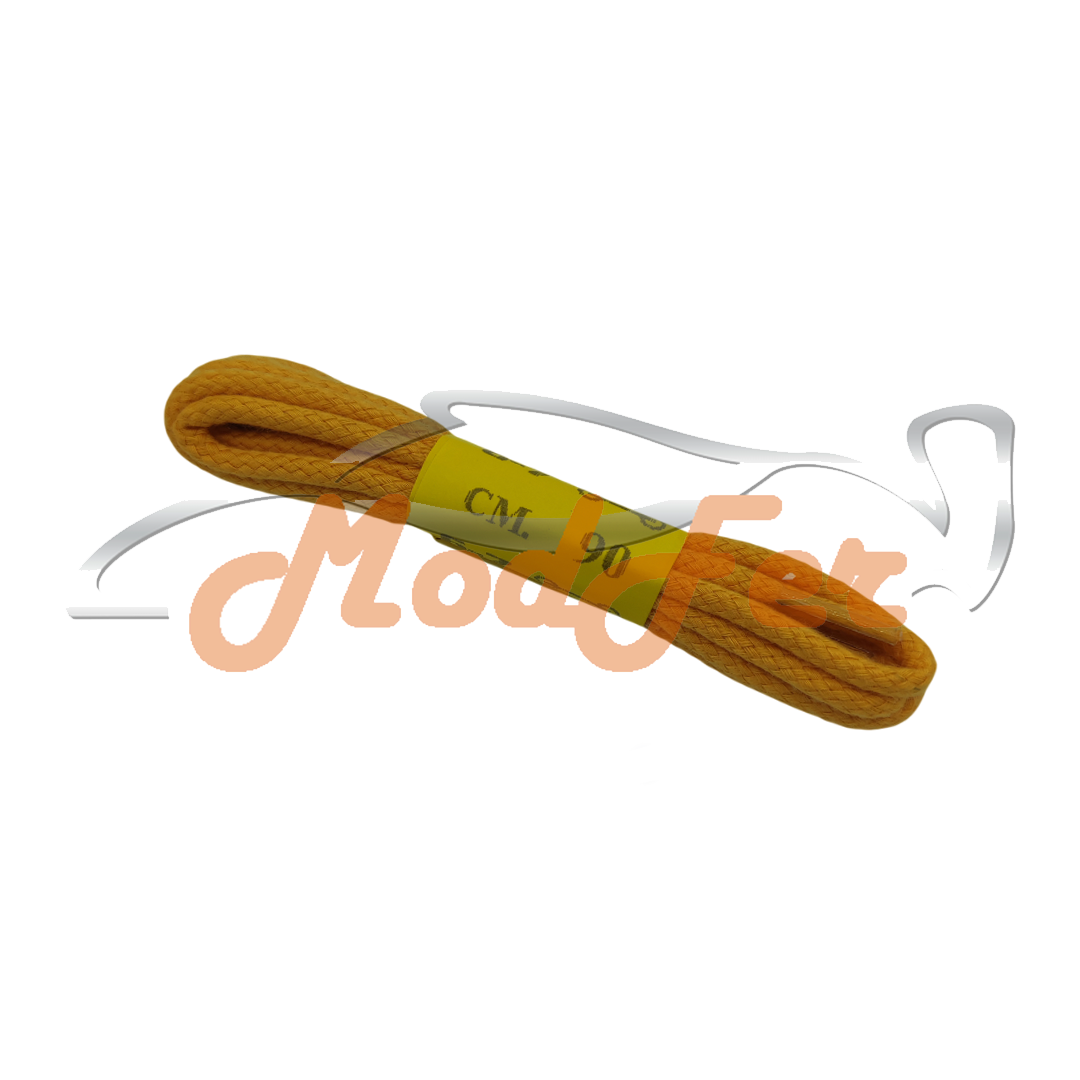 Foto Lacci giallo sabbia tondo grosso 90