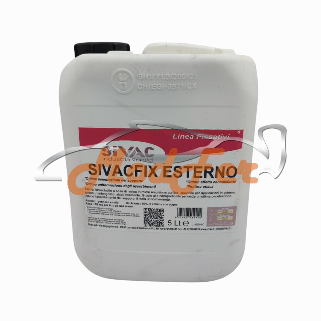 fissativo isolante per muri esterni resistente sivacfix fis030