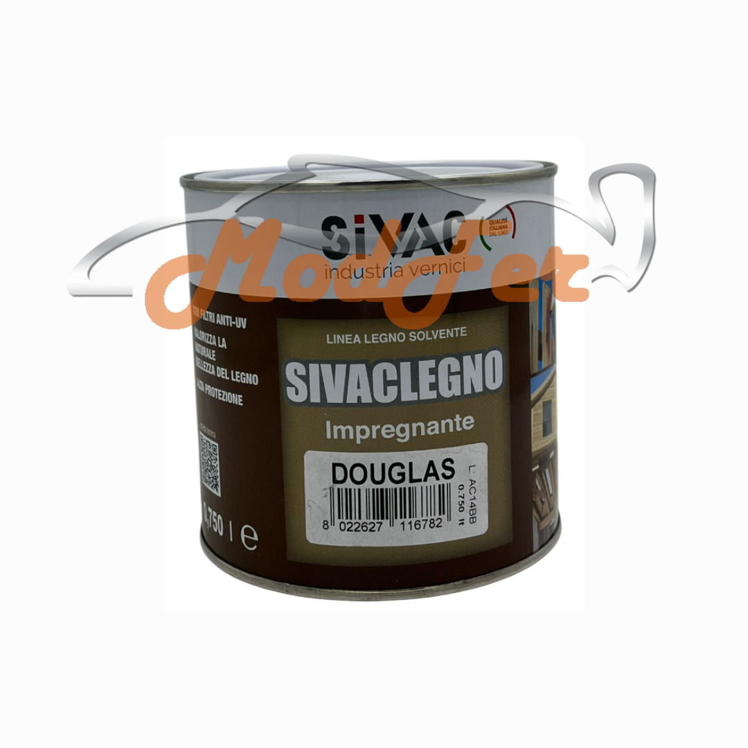 foto latta impregnante a solvente per legno douglas ml 750