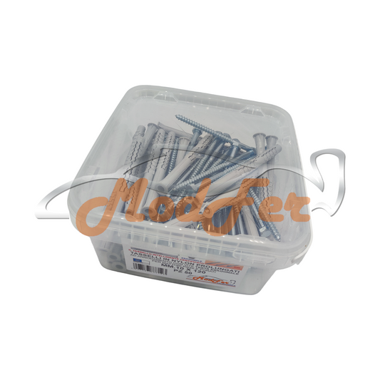 Tasselli in Nylon Prolungati 10x120 MM. con Vite TE