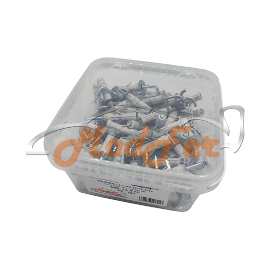 Tasselli in Nylon con Gancio Lungo M5 12x45 MM.