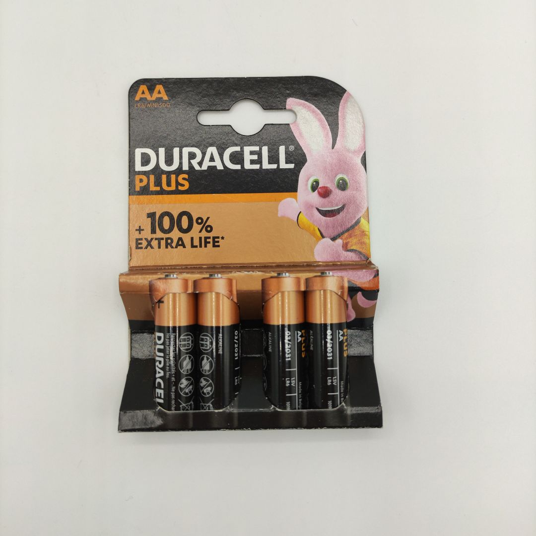 batteria duracell plus aa extra life