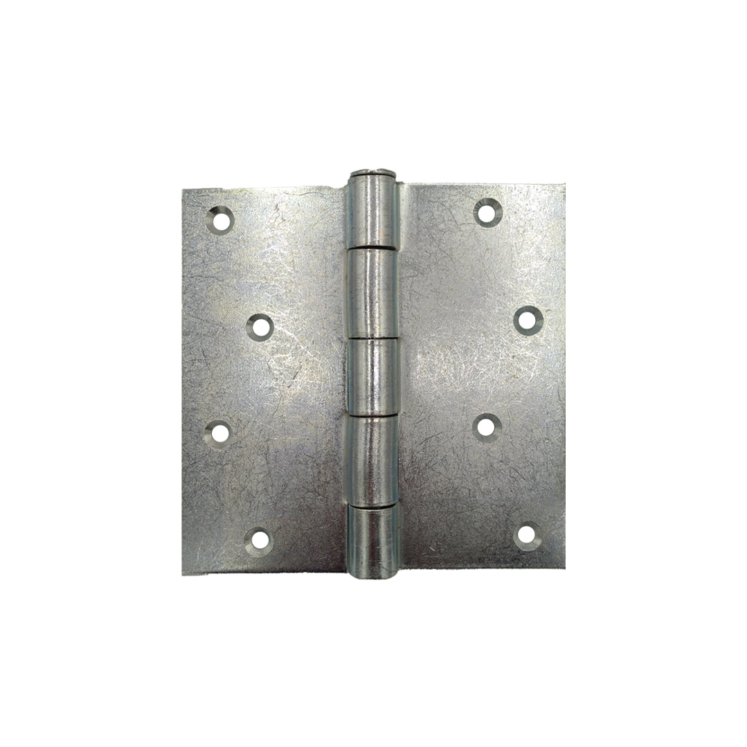Cerniera extrapesante con perno levabile in acciaio zincato MM.125(H)x125(L) spessore MM.3,0 - 5''x5'' per carichi massimi su portoni industriali