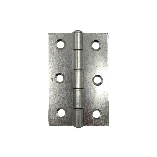 Cerniera pesante Art.838 con perno fisso in acciaio zincato MM.45(H)x35(L) spessore MM.1,2 per ante e porte