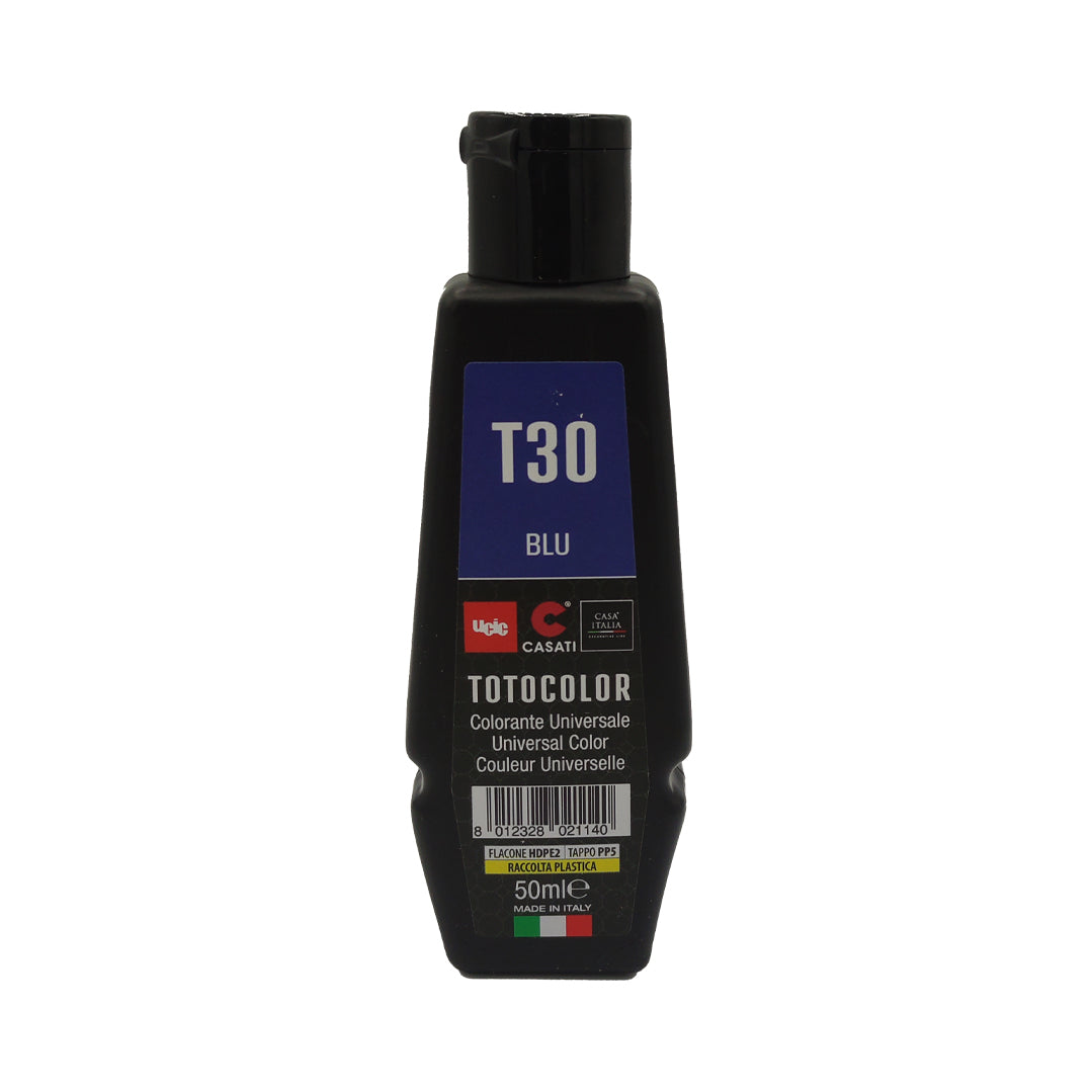 Colorante universale Blu 50ml Totocolor UCIC – ad alta concentrazione per idropitture, smalti sintetici e ad acqua