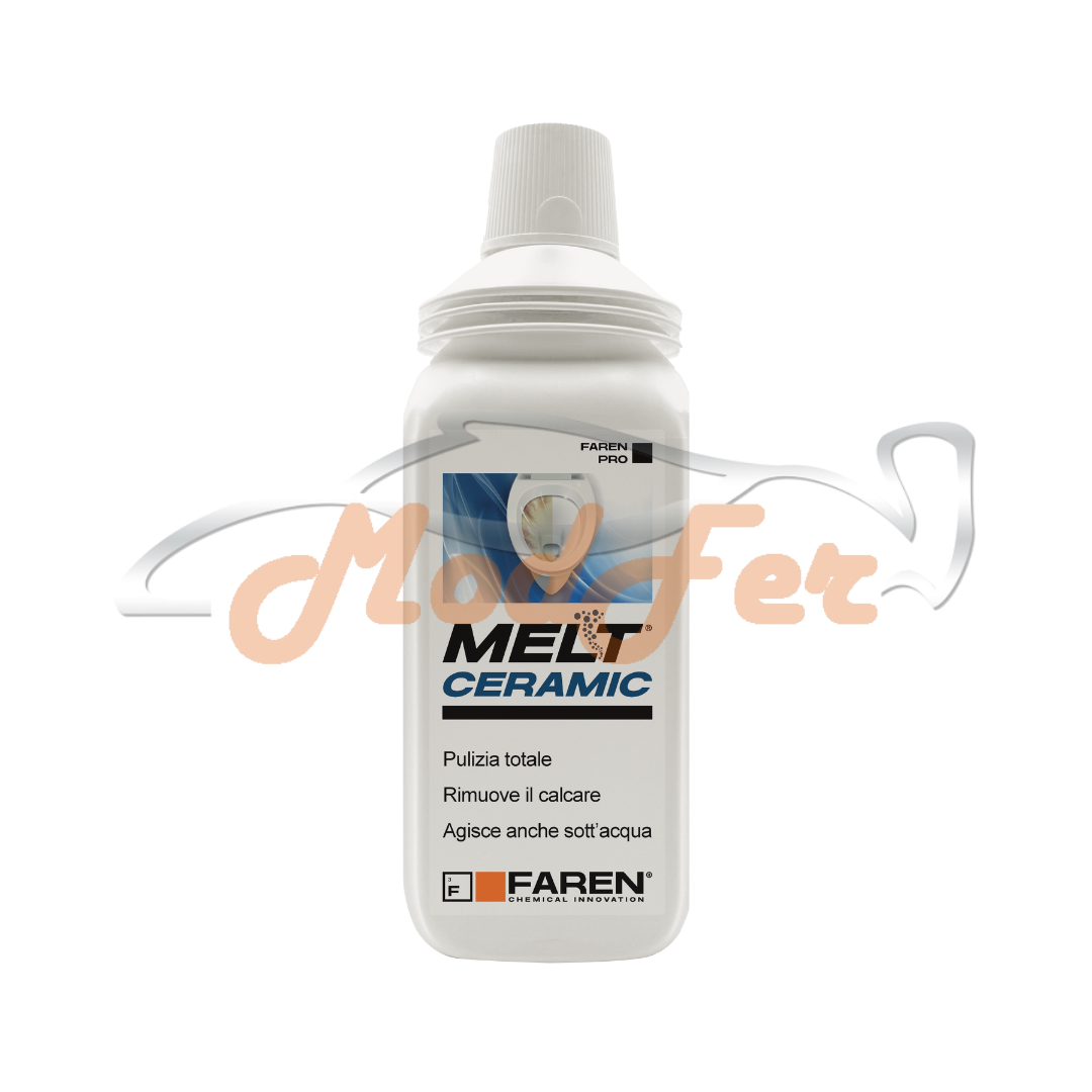 faren, melt ceramic, elimina calcare, elimina incrostrazioni, elimina macchie gialle, disinfettante sanitari