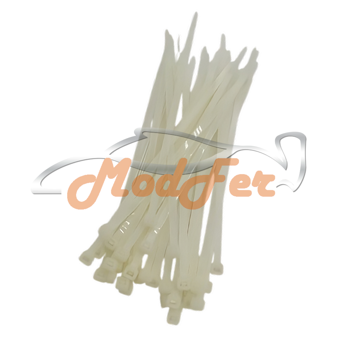 fascette bianche per cablaggio in nylon 4,8x290 MM.