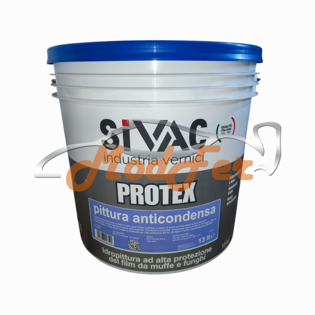 idropittura murale sivac protezione muffe e funghi 13 litri