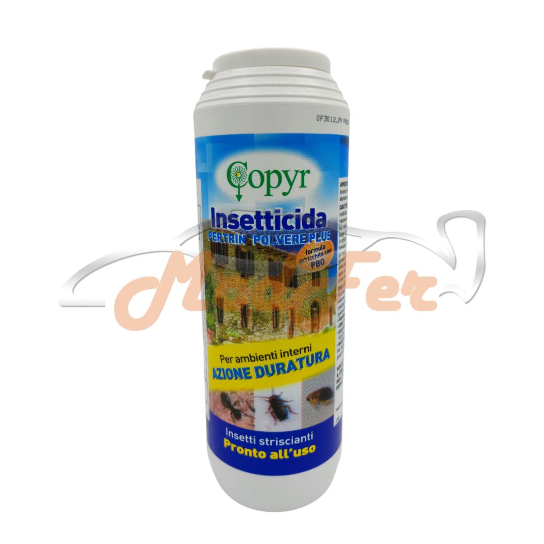 Insetticida Cipertrin Copyr 1kg per formiche e blatte, formulazione a base di piretro naturale per uso domestico