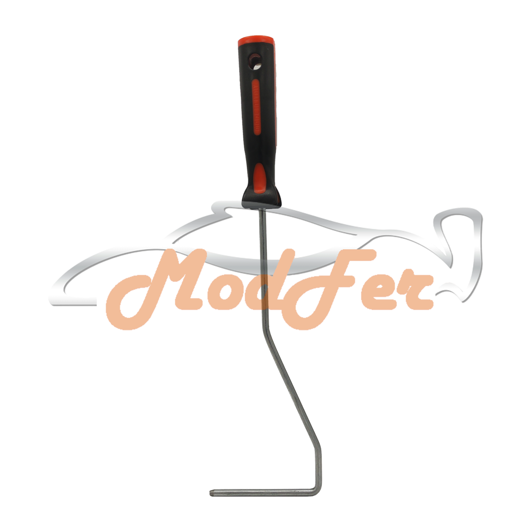 manico per rullino da mm. 100 con gambo lungo mm. 380 mito cinquestelle t303