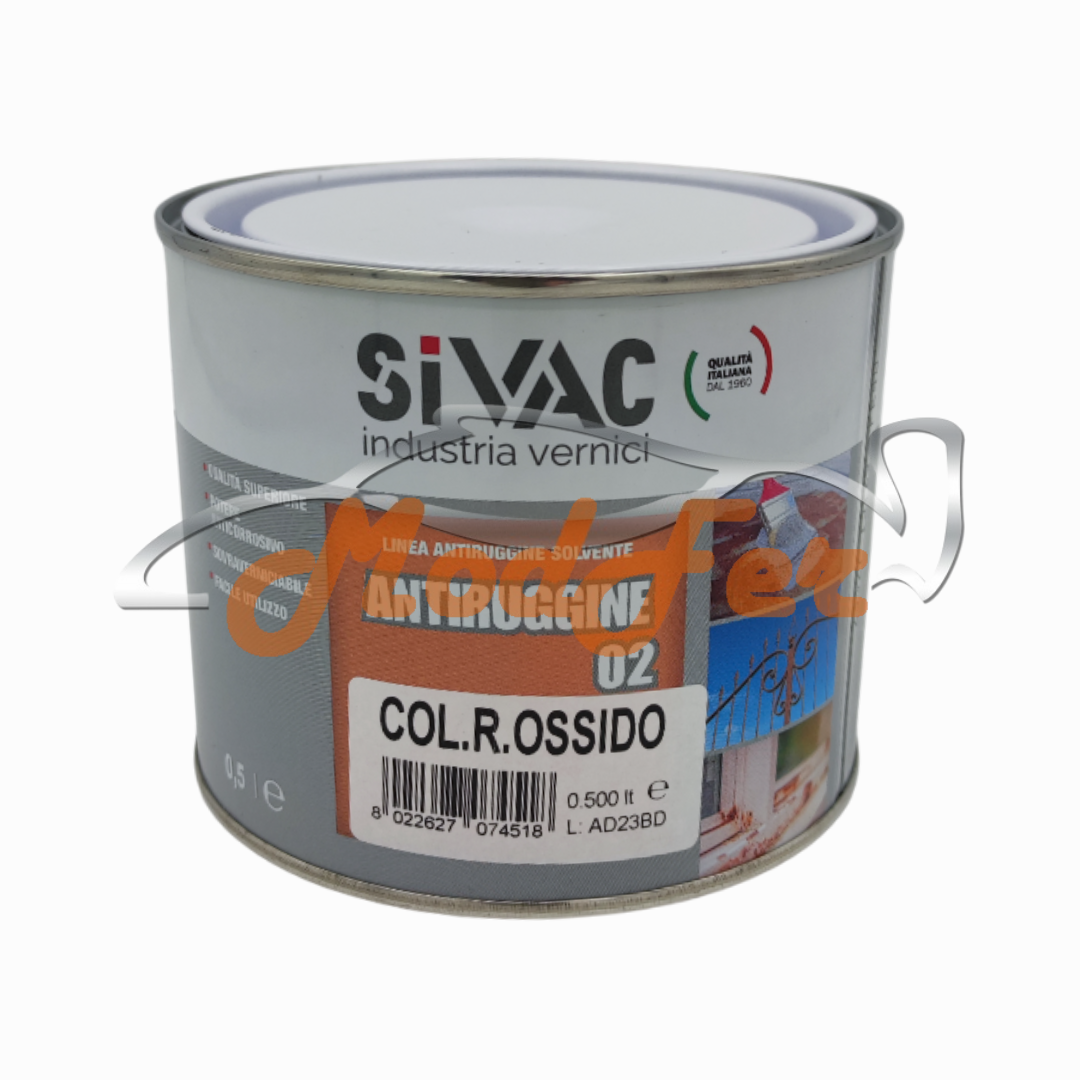 sivac sol080, antiruggine sintetica, antiruggine rosso ossido, antiruggine per ferro, antiruggine per supporti