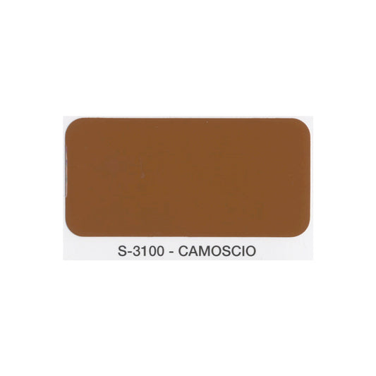 Campione tinta cuoio smalto lucido sintetico SivacSint SiVAC colore brillante per ferro legno muratura e PVC interni ed esterni