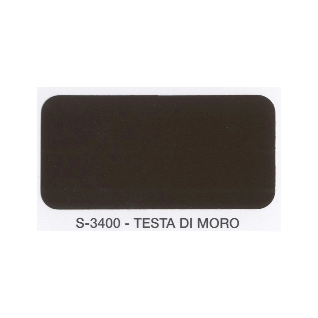 Campione colore testa di moro satinato smalto sintetico SivacSint SiVAC finitura plastica con effetto profondità per ferro legno muratura e PVC