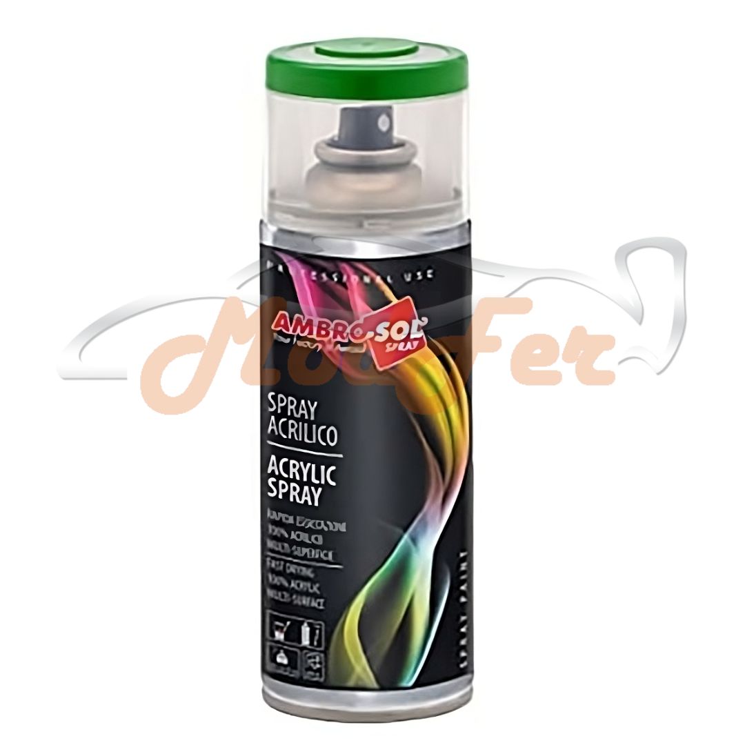Smalto spray Ambro-Sol verde menta RAL 6029, vernice acrilica per metallo e superfici