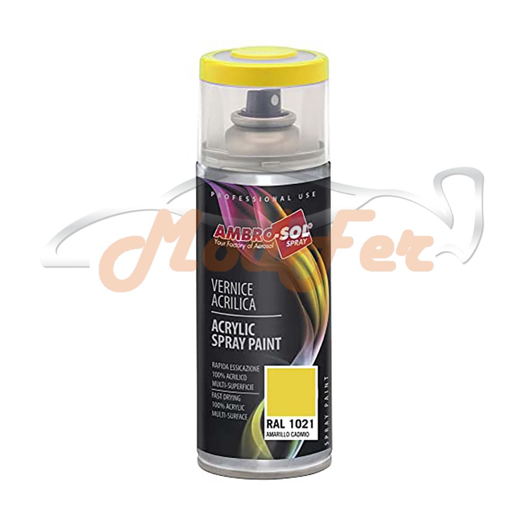 smalto spray ambrosol giallo cadmio ral 1021