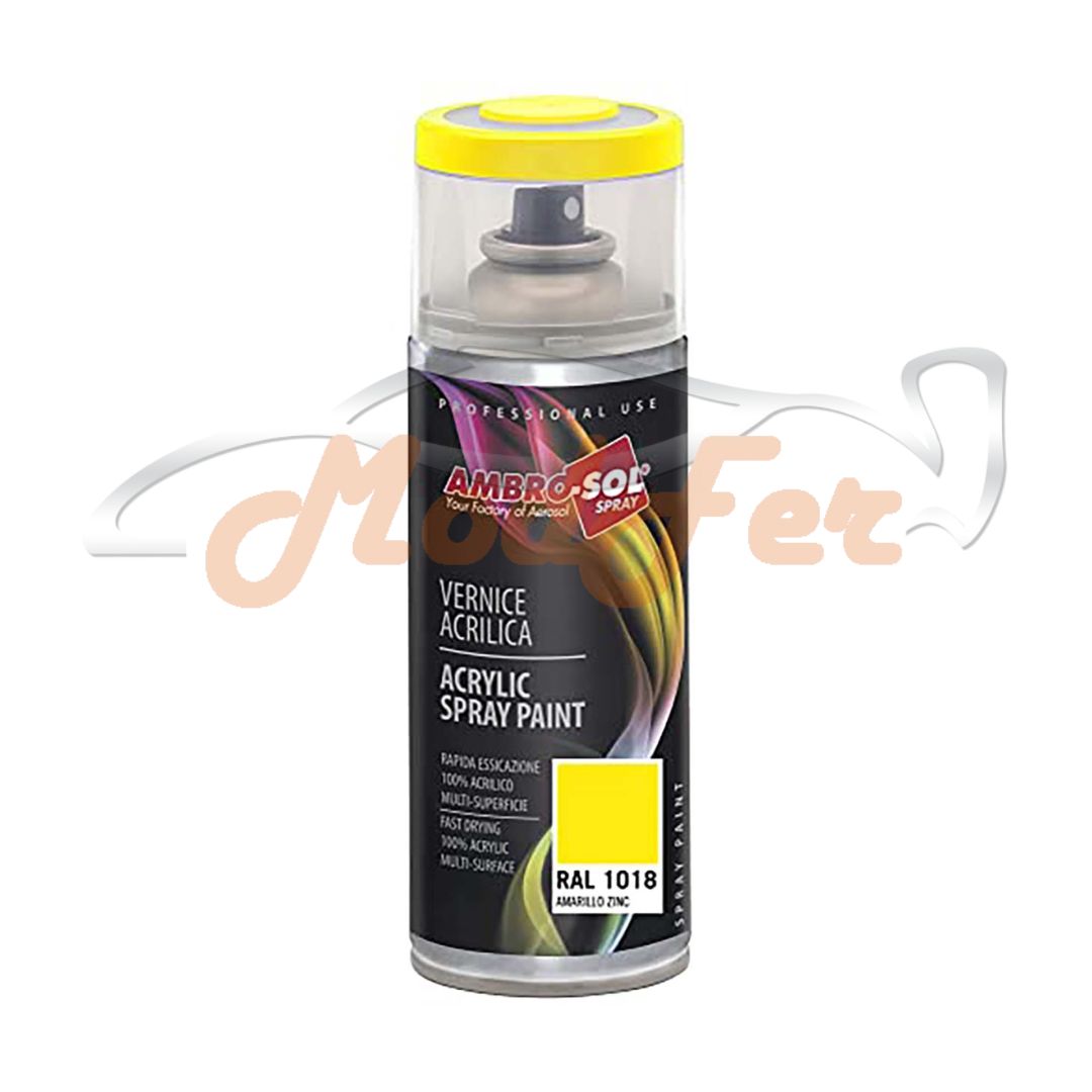 smalto spray ambrosol giallo zinco ral 1018