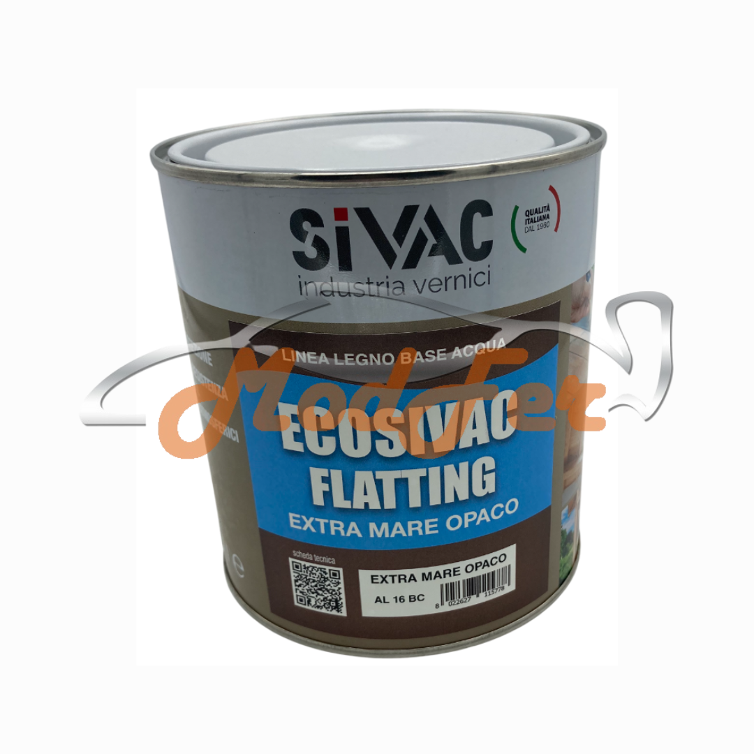 vernice trasparente acrilica extra mare opaco ecosivac