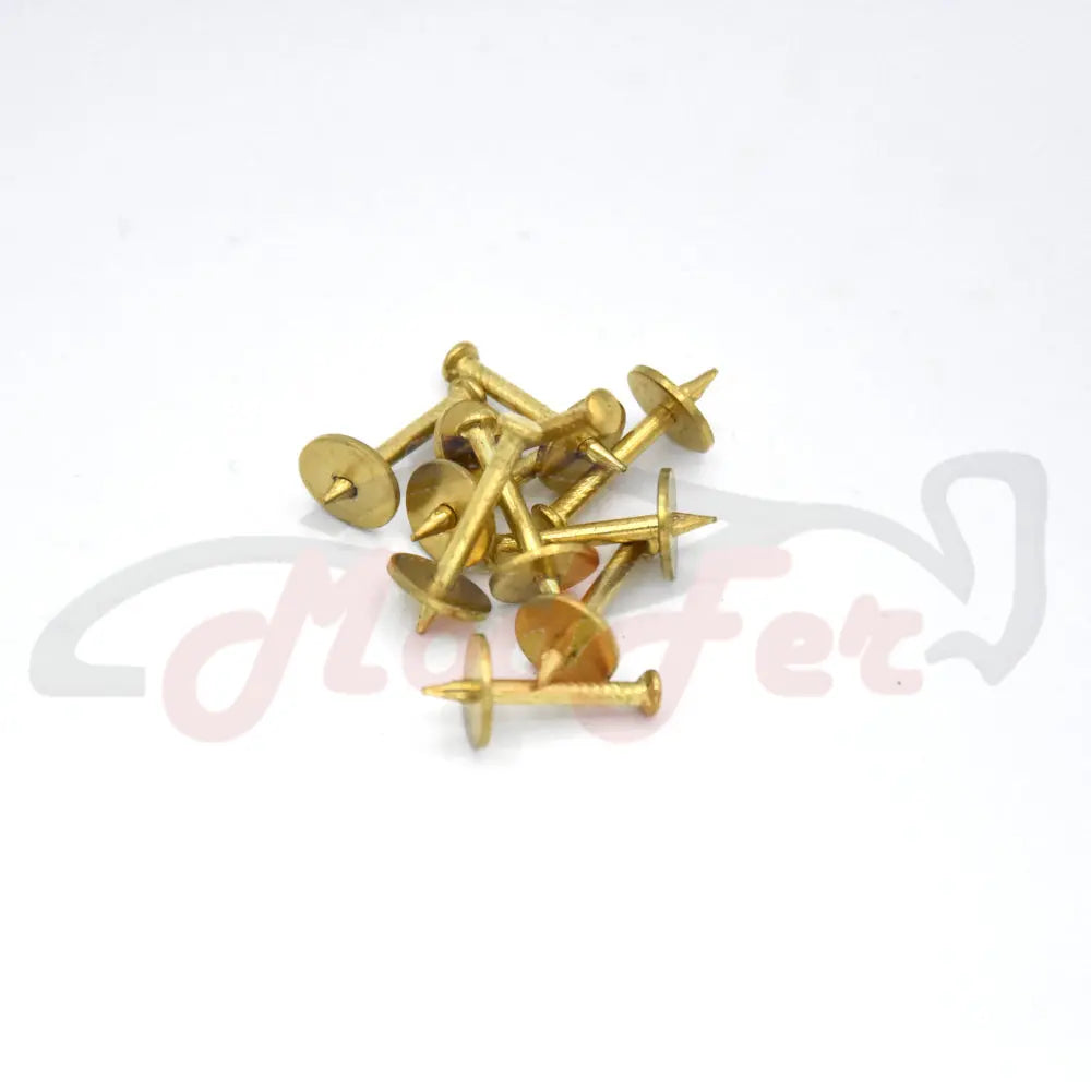 Chiodi appendiquadro ottonati con ranella - Blister 10pz - MODFER