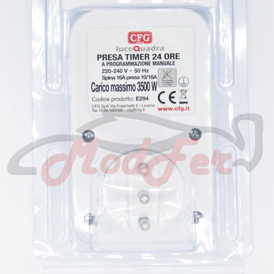 Timer Meccanico Presa Elettrica 24h - MODFER