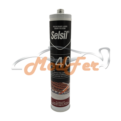 sigillante poliuretanico grigio per edilizia selsil pu 40