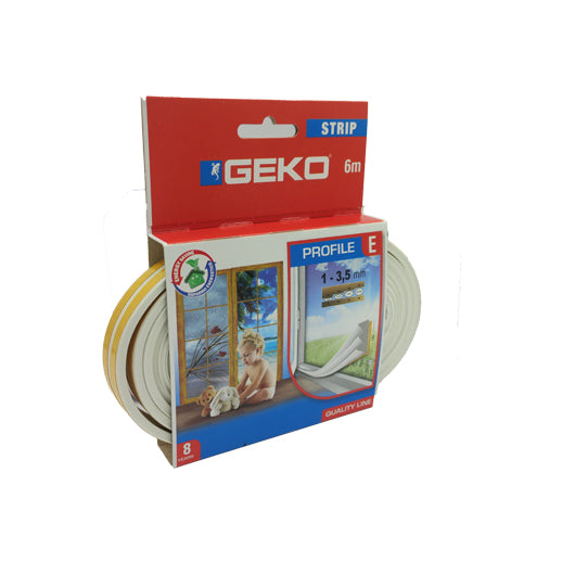 guarnizione adesiva in gomma epdm profilo E per porte e finestre contro freddo e spifferi 