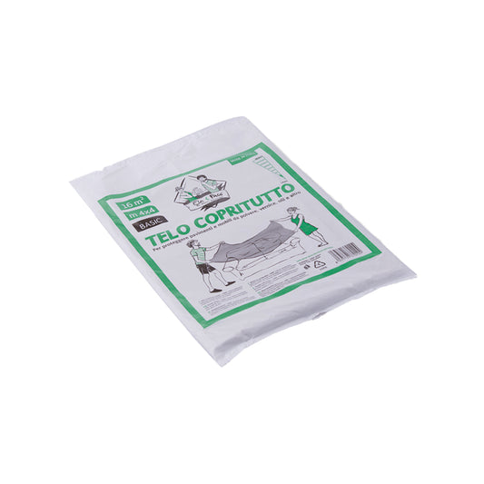 Telo copritutto leggero 200gr protezione pavimenti mobili pittura cantiere telo protettivo Elepacking