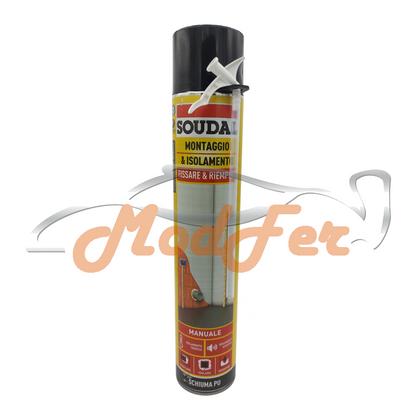 Schiuma Poliuretanica Montaggio e Isolamento Soudal 750ml