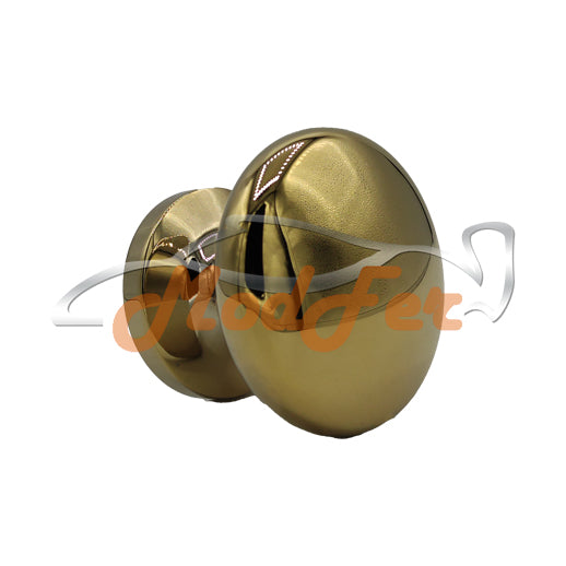 pomolo mariva ideal per porte, diametro 65, ottone lucido, design elegante e moderno