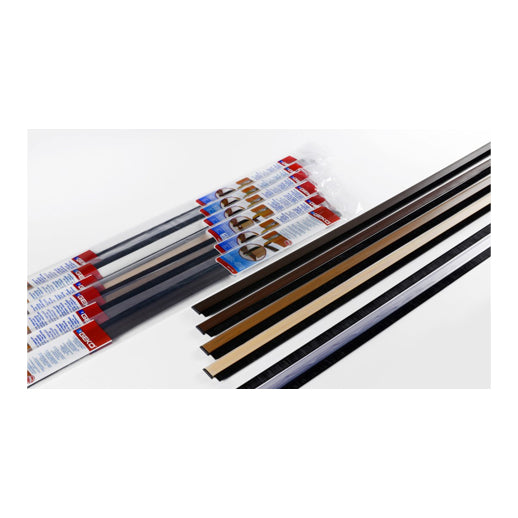 sottoporta paraspifferi bianco in pvc rigido per porte e finestre geko