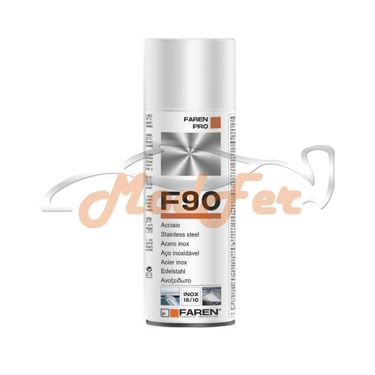 Faren - F90 Spray Acciaio Inox 18/10