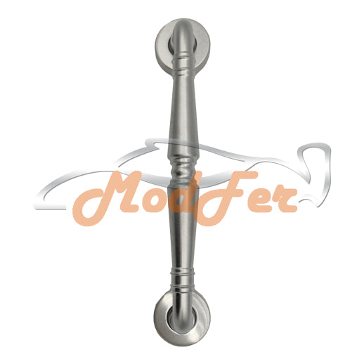 mariva maniglione aurelia in ottone cromato satinato, maniglia moderna elegante e resistente