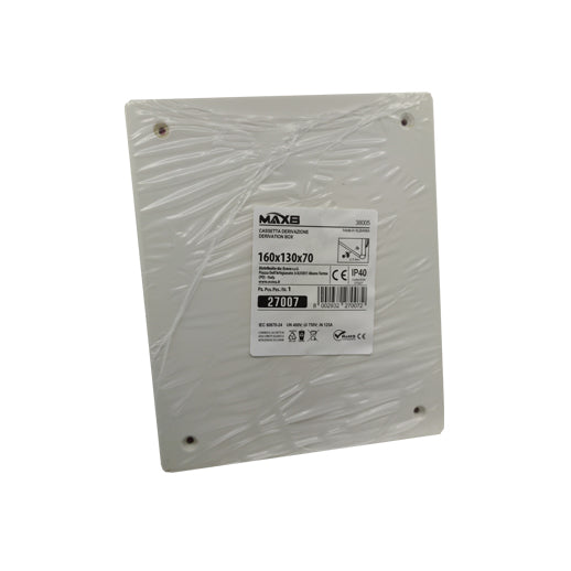 Cassetta Derivazione da Incasso con Coperchio IP40 MAX8 Ecova