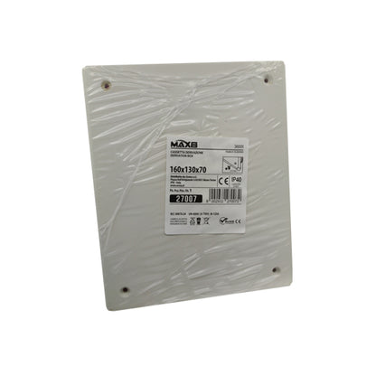 Cassetta Derivazione da Incasso con Coperchio IP40 MAX8 Ecova