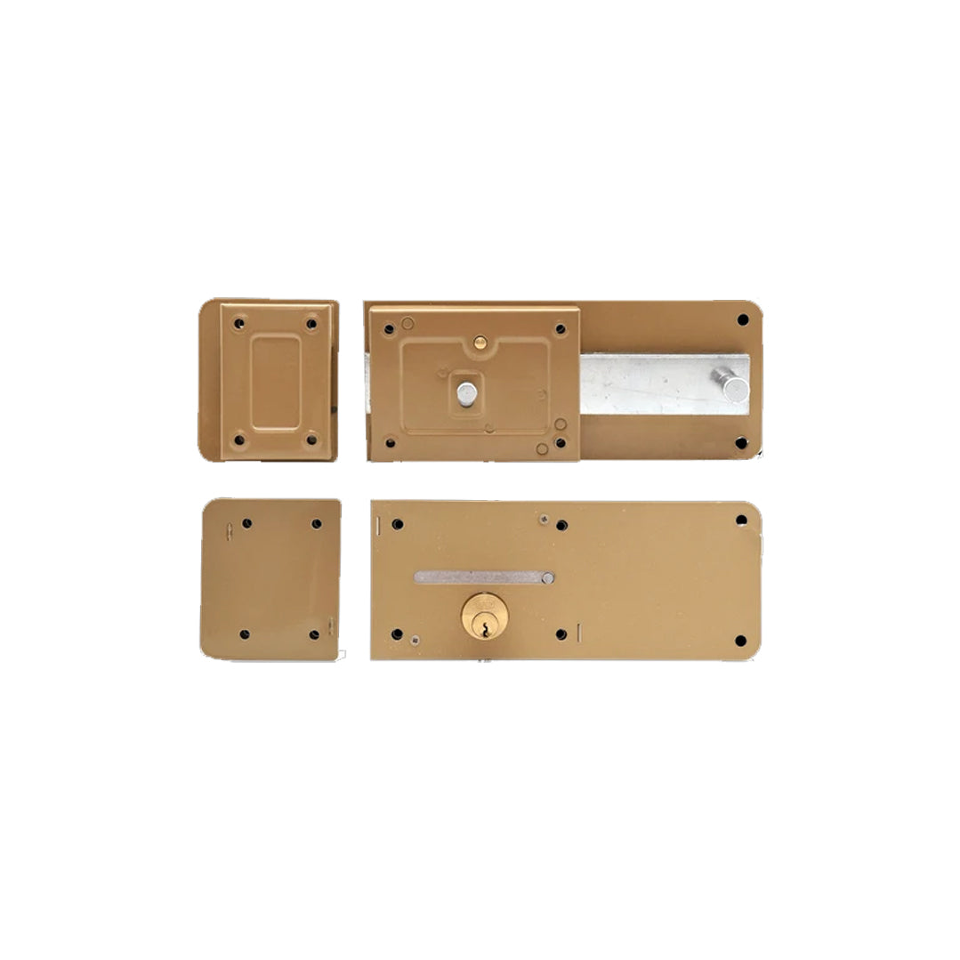 Serratura ferroglietto cilindro esterno fisso entrata 50mm porte legno alluminio Wally 270A-BIS-50