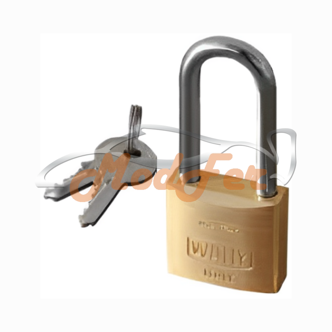 Lucchetto in Ottone ad Arco Lungo 30MM Wally 275L