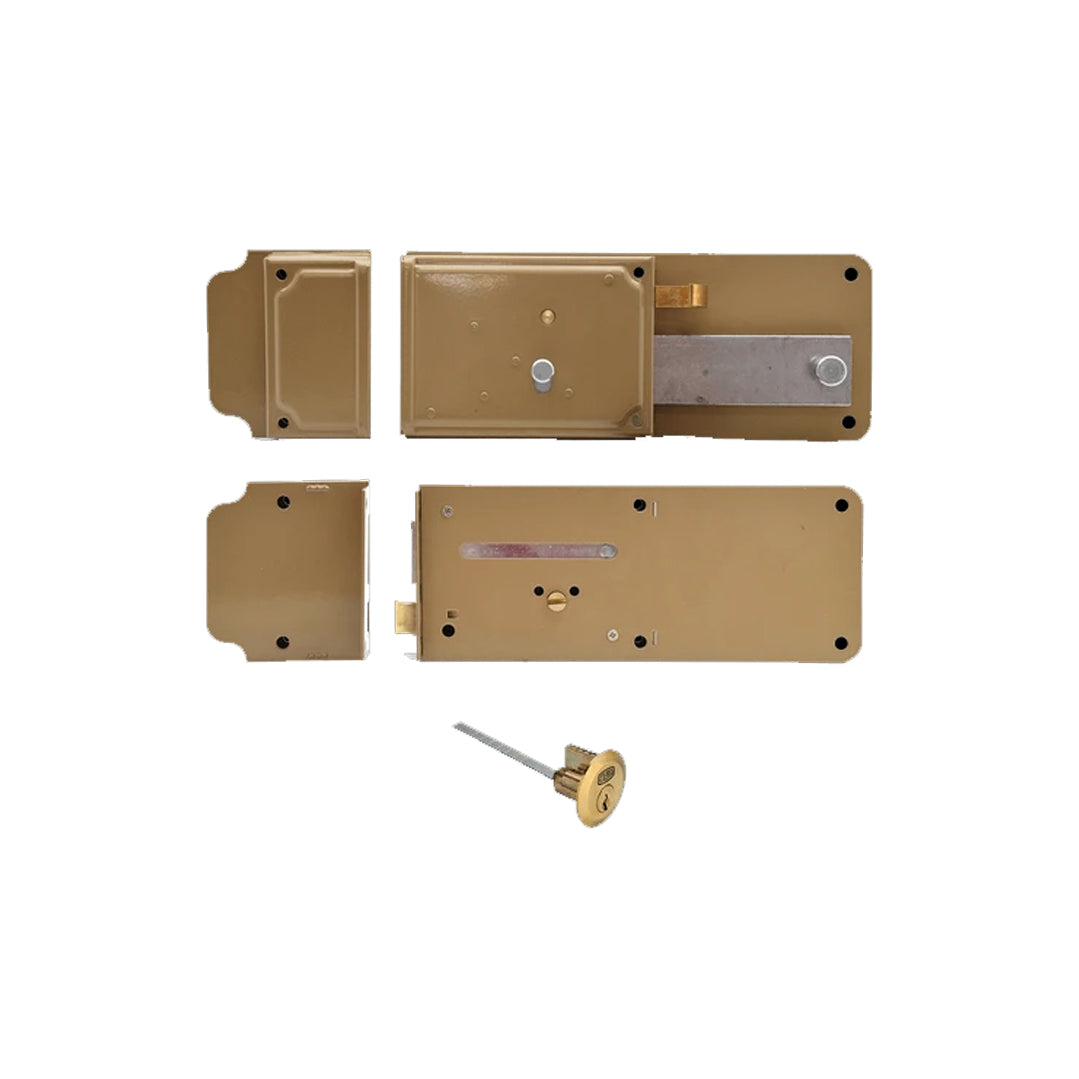 Ferroglietto con catenaccio a scrocco mano destra 60mm acciaio zincato porte legno Wally 281B-60