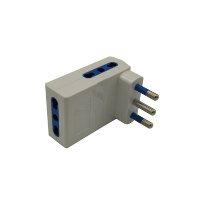 adattatore salvaspazione spina s17 16a 2p+t 3 prese 10/16 2p+t