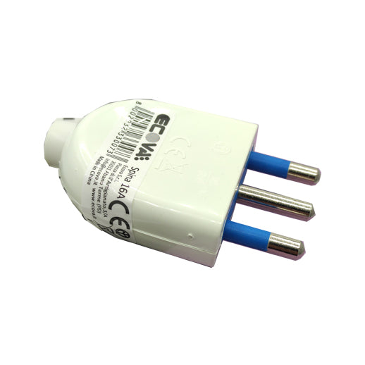 spina 16 ampere 10 ampere 2p+t ecova 