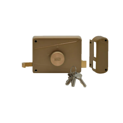 Serratura con cilindro esterno mano destra entrata 50mm per porte in legno acciaio zincato Wally 330BDX50
