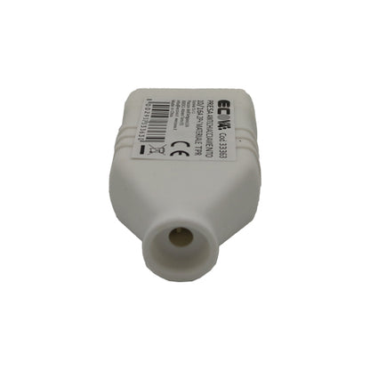 presa di sicurezza antischiacciamento 10/16a bianca con uscita cavo ecova