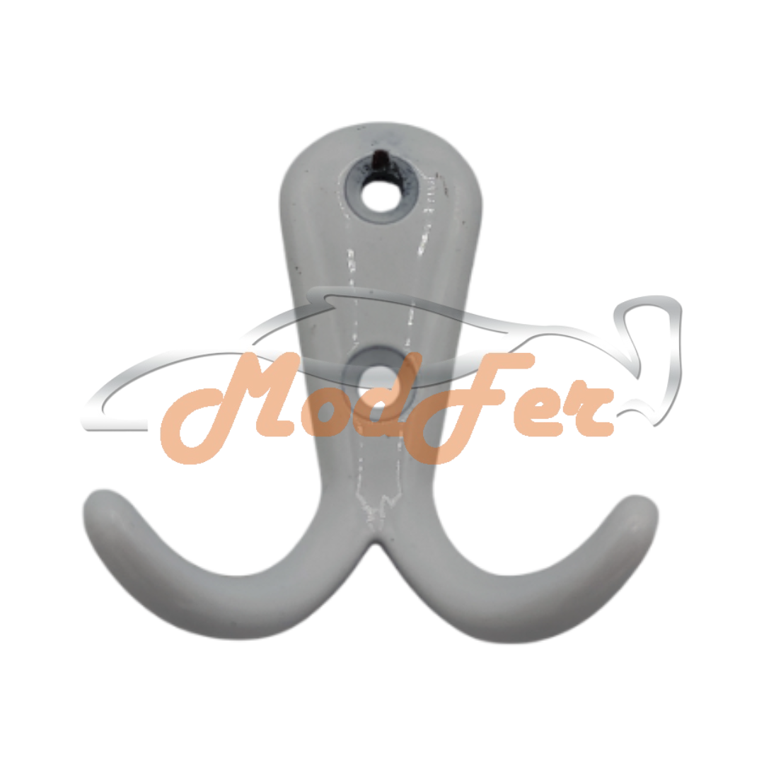 Gancio Doppio in Zama Bianco Enrico Casiraghi