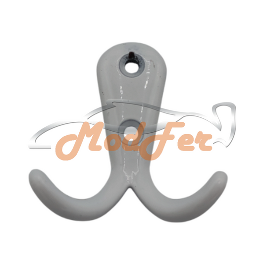 Gancio Doppio in Zama Bianco Enrico Casiraghi