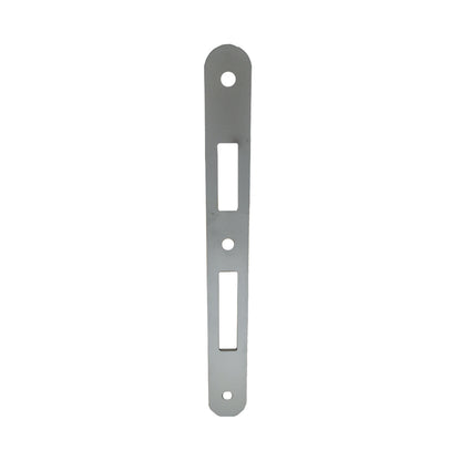Contropiastra 200 cromo opaco per serratura da infilare porte in legno Bonaiti 4G20000095