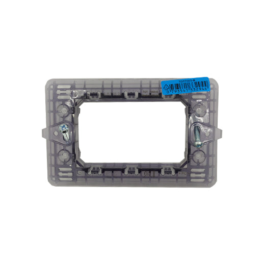 supporto 3 moduli bianco linea mapam compatibile con linea matix